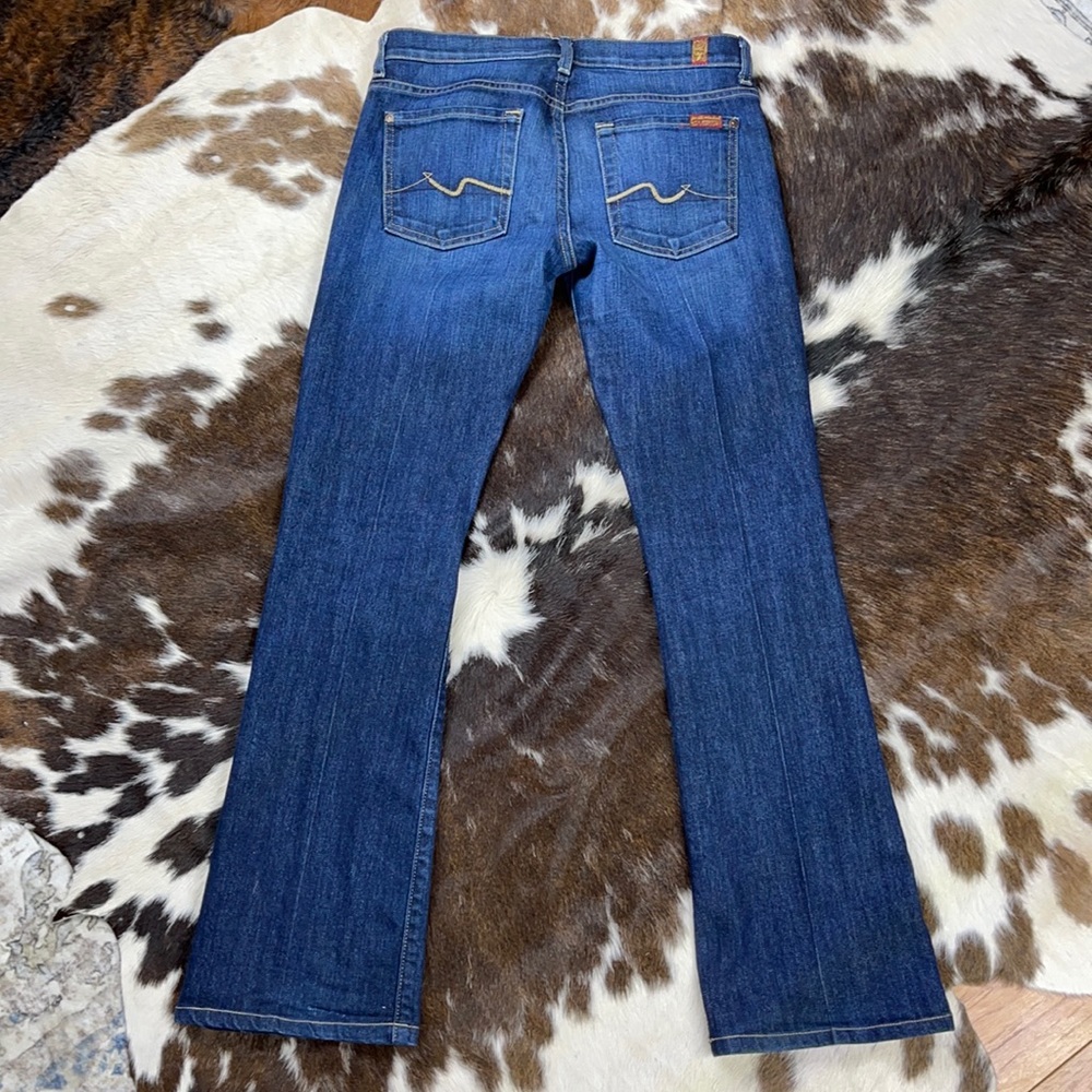 7 For All Man Kind Bootcut Jeans Denim Size 28 Made in USA